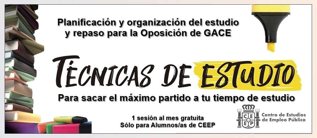 Cuerpo de Gestion de la Administracion Civil del Estado GACE Centro de Estudios de Empleo Público CEEP